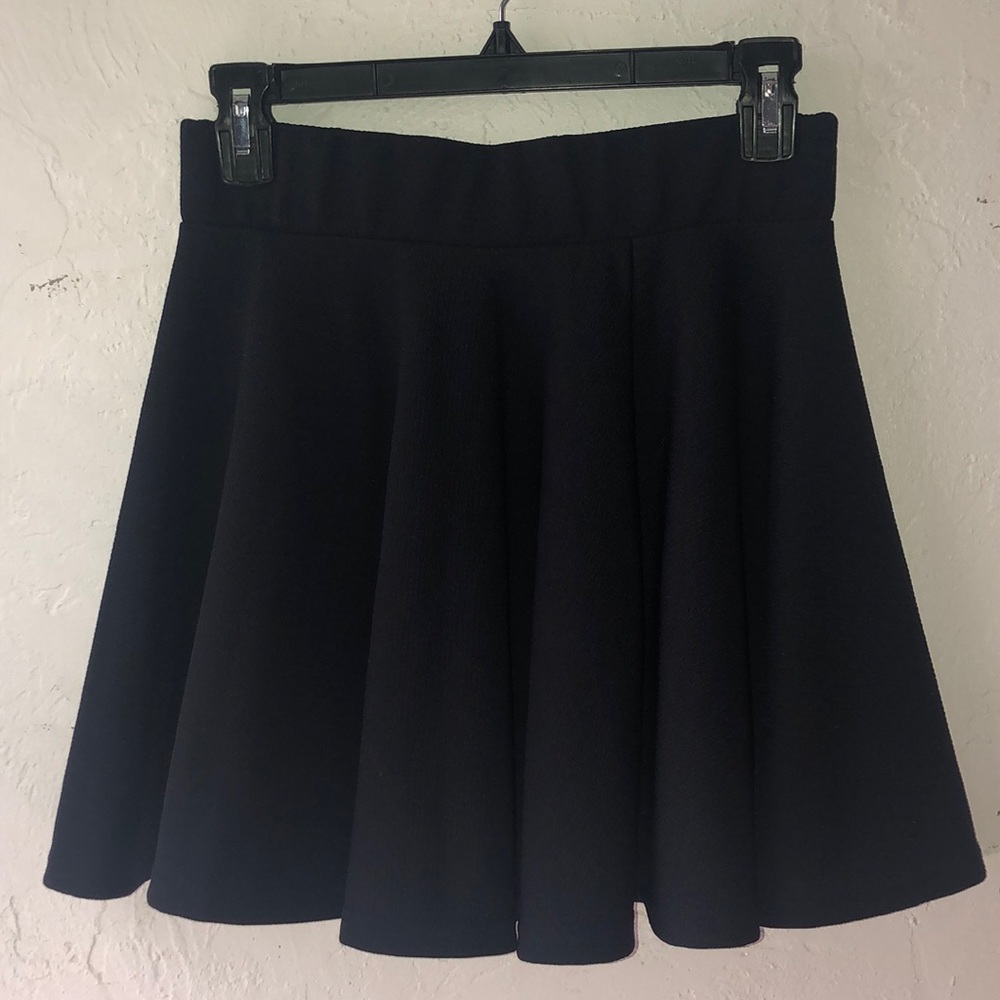 Dark navy blue skater skirt